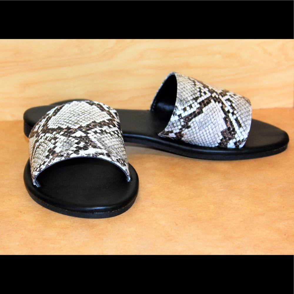 Shu Shop snakeskin sandals